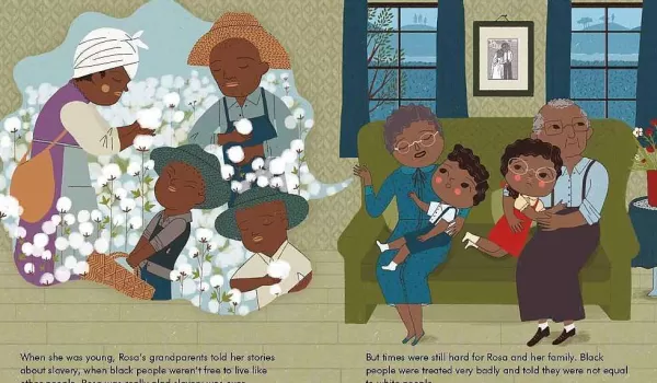 ELCY Livres Enfants^Petite & Grande Livre - Rosa Parks