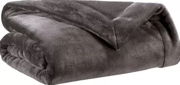 VIVARAISE Tapis / Plaids / Coussins^Plaid Tender - Asphalte