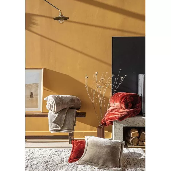 VIVARAISE Tapis / Plaids / Coussins^Plaid Tender - Galet