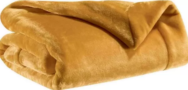VIVARAISE Tapis / Plaids / Coussins^Plaid Tender - Ocre