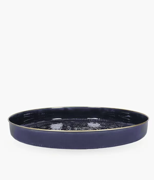 RYON DISTRIBUTION Plateaux Berbères^Plateau Berb Re 35 Cm - Bleu Marine