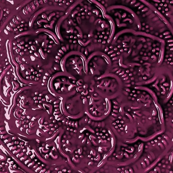 RYON DISTRIBUTION Plateaux Berbères^Plateau Berb Re 35 Cm - Burgundy