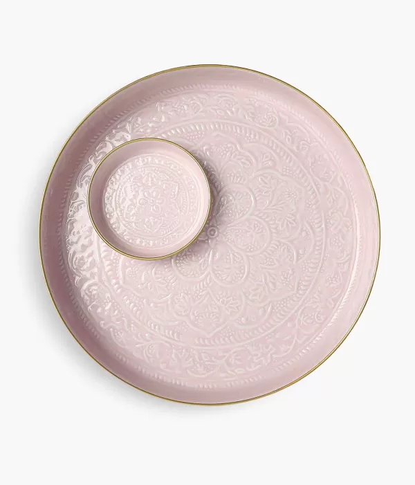 RYON DISTRIBUTION Plateaux Berbères^Plateau Berb Re 35 Cm - Rose Clair