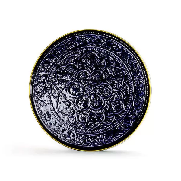 RYON DISTRIBUTION Plateaux Berbères^Plateau Berb Re 45 Cm - Bleu Marine