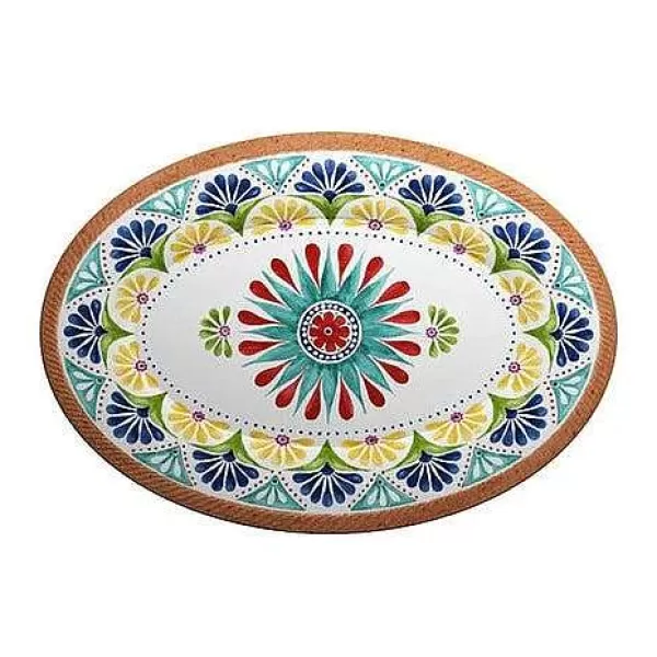 SERAFINO ZANI Assiettes & Plats^Plateau Ovale M Lamine 52Cm - Porto