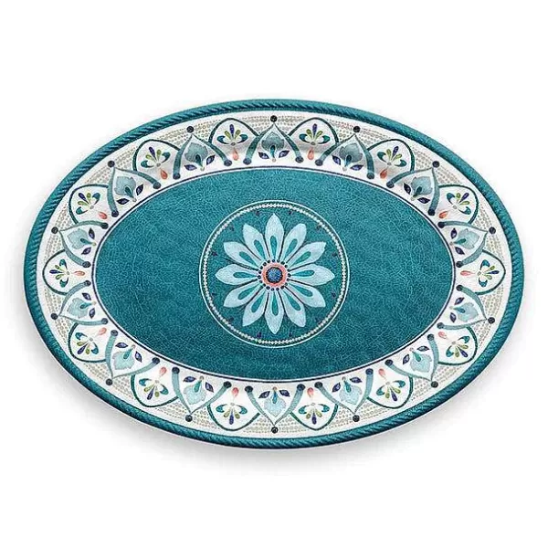 SERAFINO ZANI Assiettes & Plats^Plateau Ovale M Lamine 52Cm - Rabat