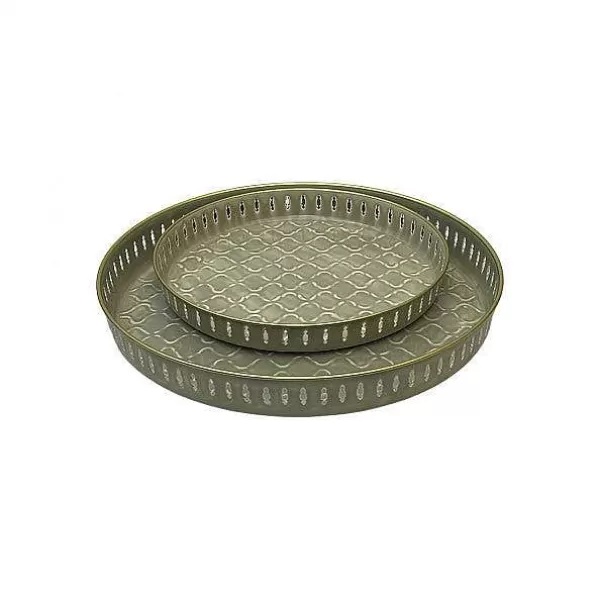 RYON DISTRIBUTION Plateaux Berbères^Plateau Riviera 35 Cm - Mastic