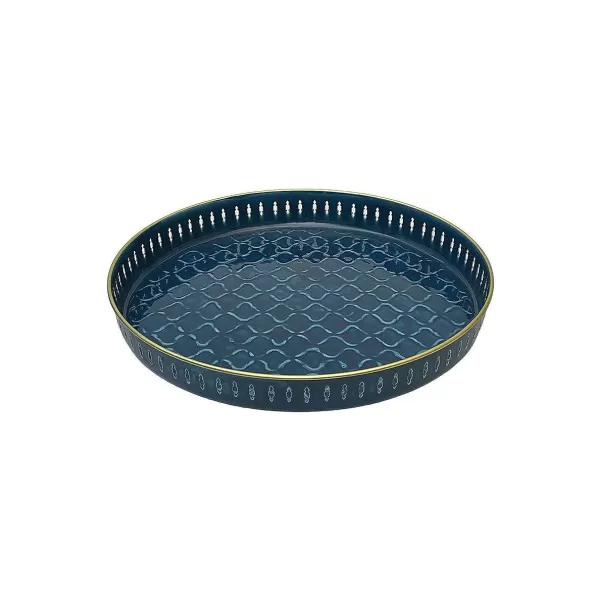 RYON DISTRIBUTION Plateaux Berbères^Plateau Riviera 45 Cm - Ardoise