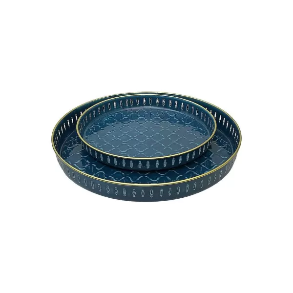 RYON DISTRIBUTION Plateaux Berbères^Plateau Riviera 45 Cm - Ardoise