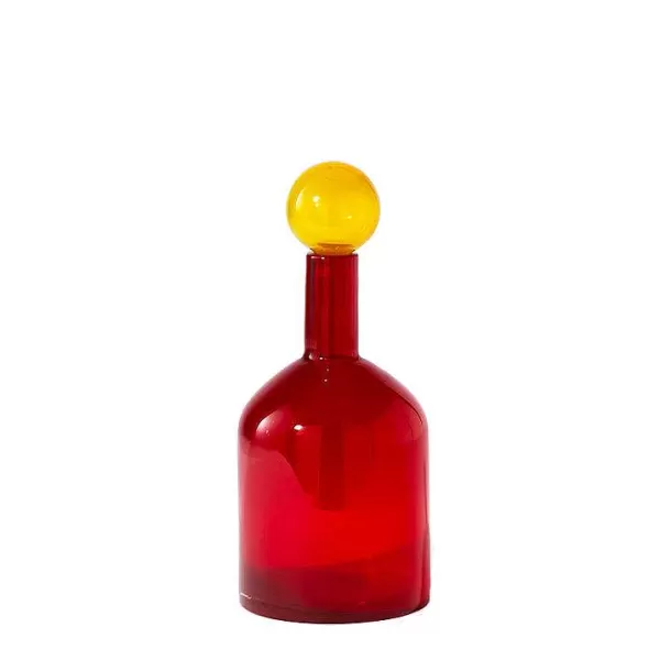 POLSPOTTEN Bouteilles, Carafes^Pols Potten Bouteille En Verre H.33 Cm - Rouge