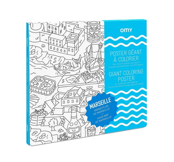OMY Jeux & Fun^Poster G Ant Colorier - Marseille