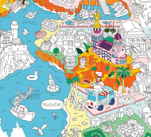 OMY Jeux & Fun^Poster G Ant Colorier - Marseille