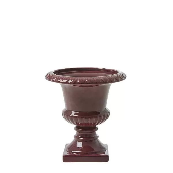RICE Vases / Petits Objects Déco^Pot En Porcelaine H.20 Cm - Aubergine