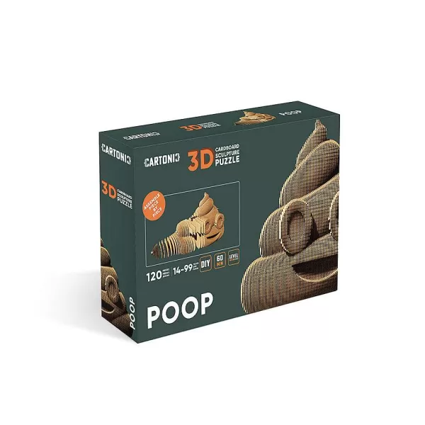 CARTONIC Jeux & Fun^Puzzle 3D Carton - Poop