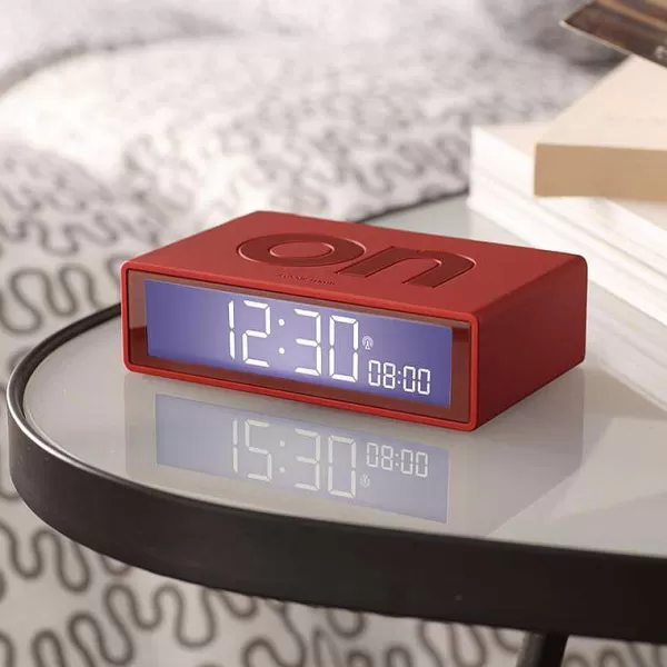 LEXON Audio / Réveils / Photo^R Veil Flip + Rouge