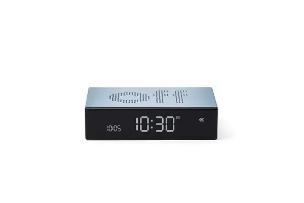 LEXON Audio / Réveils / Photo^R Veil Flip Premium - Bleu Clair