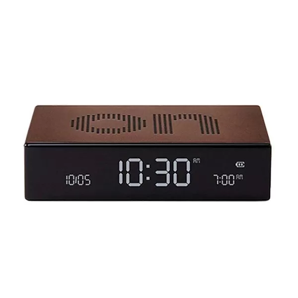 LEXON Audio / Réveils / Photo^R Veil Flip Premium - Bronze
