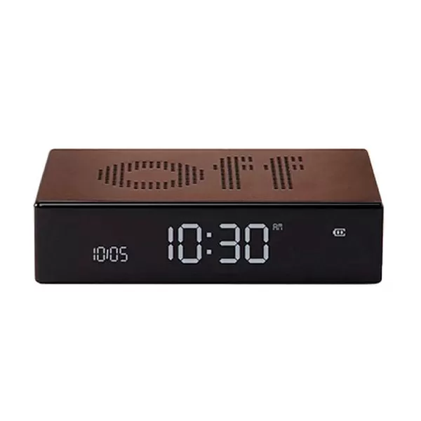 LEXON Audio / Réveils / Photo^R Veil Flip Premium - Bronze