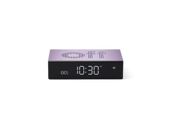 LEXON Audio / Réveils / Photo^R Veil Flip Premium - Lilas