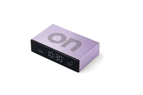 LEXON Audio / Réveils / Photo^R Veil Flip Premium - Lilas