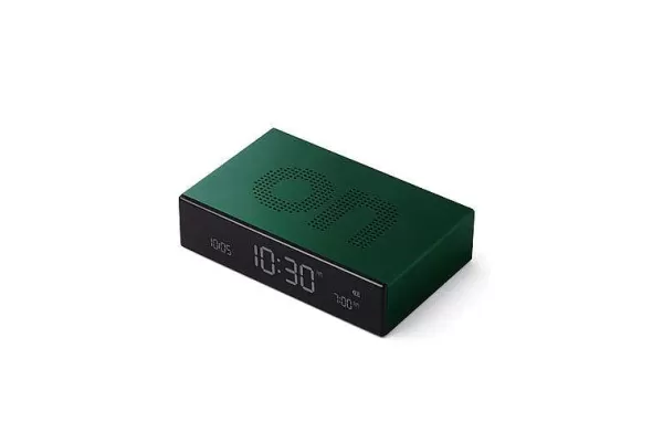 LEXON Audio / Réveils / Photo^R Veil Flip Premium - Vert Fonc