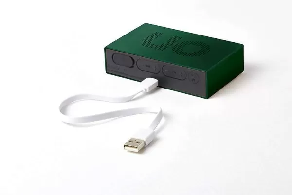 LEXON Audio / Réveils / Photo^R Veil Flip Premium - Vert Fonc