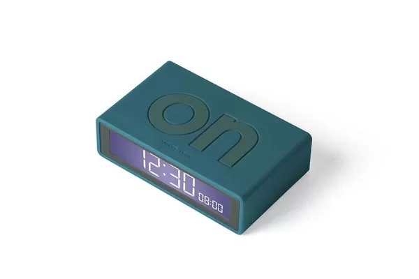 LEXON Audio / Réveils / Photo^R Veil Flip+ Travel - Bleu Canard
