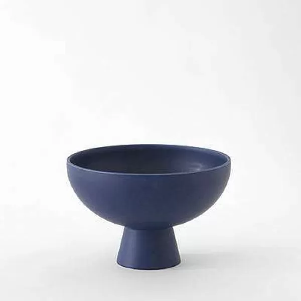 RAAWII Vases / Petits Objects Déco^ - Coupe Str M L 22 Cm - Blue