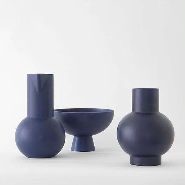 RAAWII Vases / Petits Objects Déco^ - Coupe Str M L 22 Cm - Blue