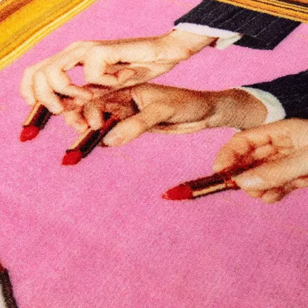 SELETTI Tapis / Plaids / Coussins^ Tapis Toiletpaper Home - Lipstick Pink
