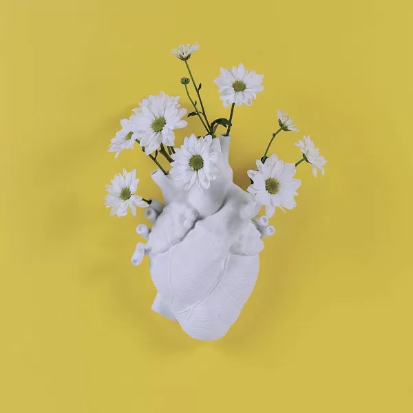 SELETTI Vases / Petits Objects Déco^ Vase "Love In Bloom" - H 25 Cm