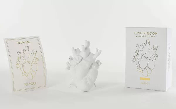 SELETTI Vases / Petits Objects Déco^ Vase "Love In Bloom" - H 25 Cm
