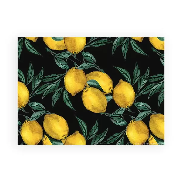 PODEVACHE Sets De Table^Set De Table - Black Lemons