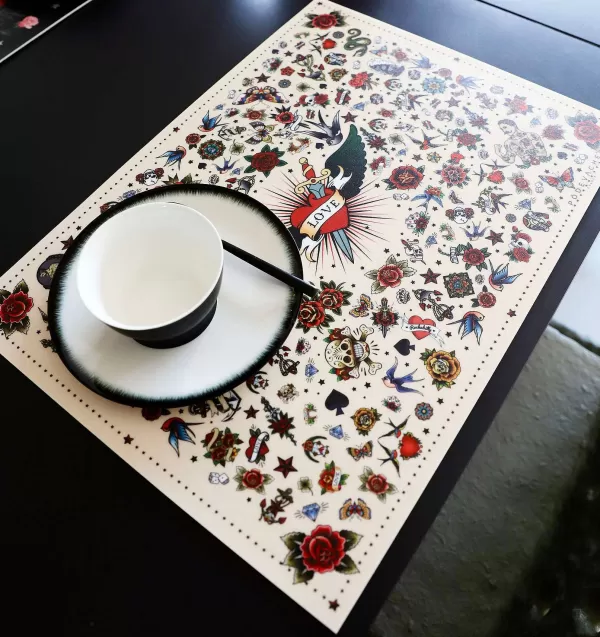 PODEVACHE Sets De Table^Set De Table - Flash Tattoo Clair
