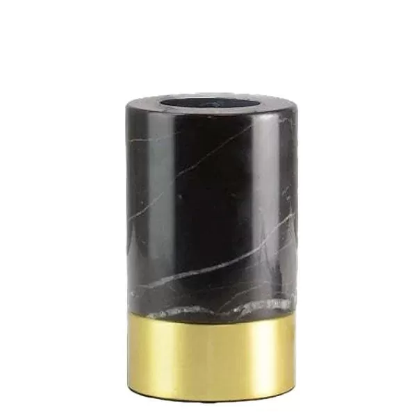 ELEMENTS LIGHTING Ampoules Message^Socle Pour Ampoule Message Marbre Noir - H 11.5 Cm
