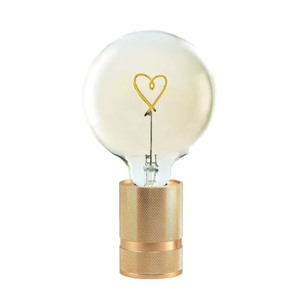 ELEMENTS LIGHTING Ampoules Message^Socle Pour Ampoule Message Or Rose - H 10 Cm