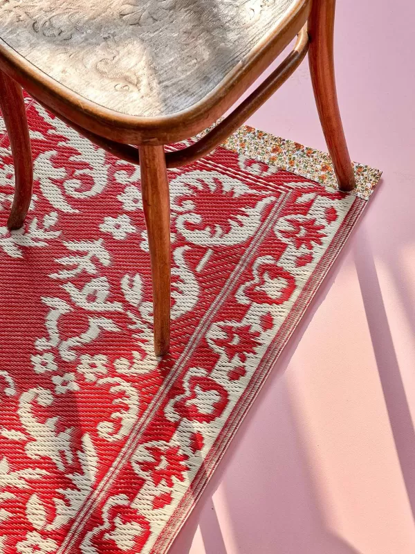 RICE Tapis / Plaids / Coussins^Tapis Small Rouge & Blanc 180 X 120 Cm