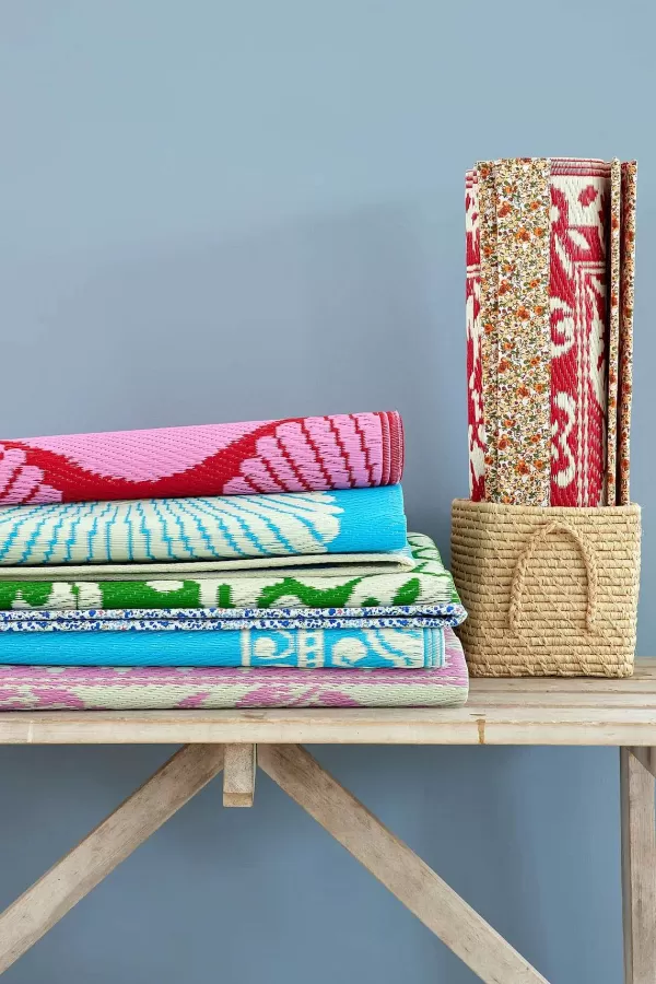 RICE Tapis / Plaids / Coussins^Tapis Small Rouge & Blanc 180 X 120 Cm