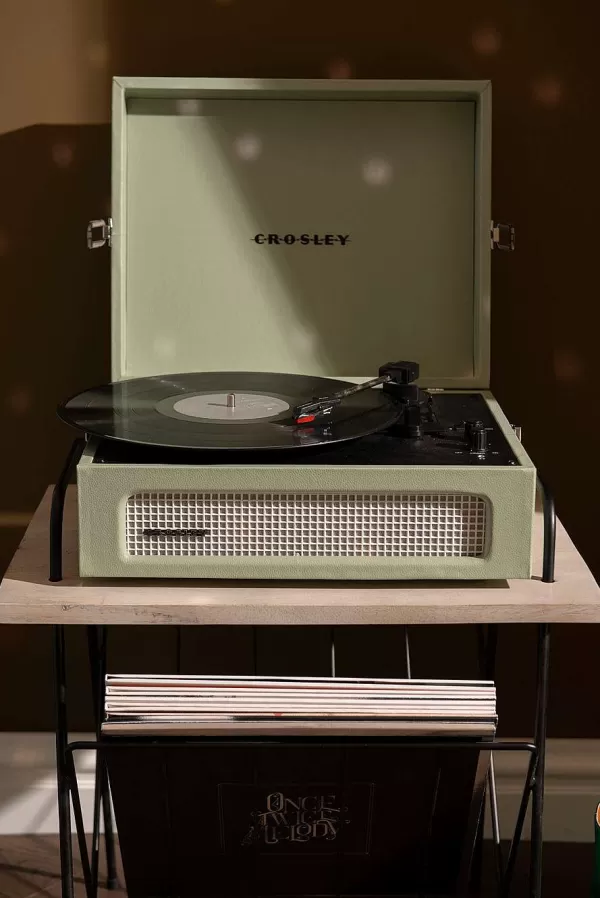 CROSLEY Audio / Réveils / Photo^Tourne-Disque Voyager - Sage