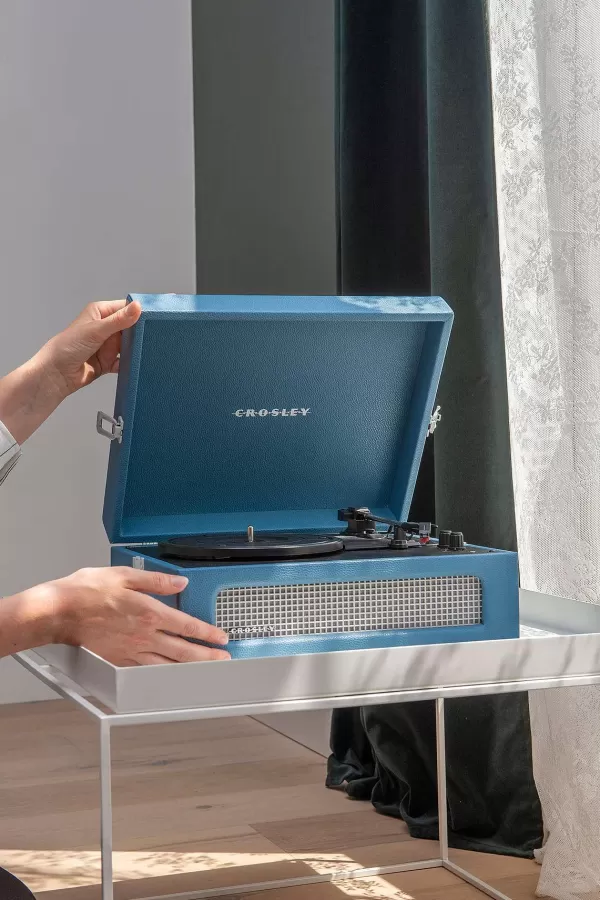 CROSLEY Audio / Réveils / Photo^Tourne-Disque Voyager - Washed Blue