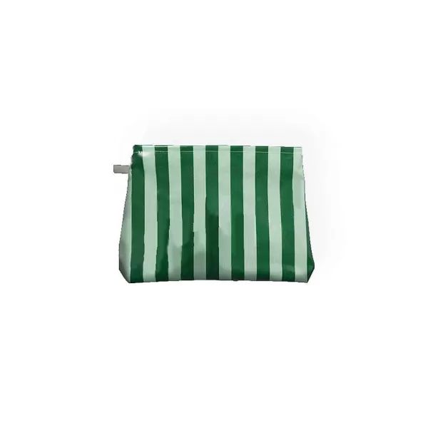 EJA Pochettes / Trousses^Trousse De Toilette Plate - Rayures Vertes