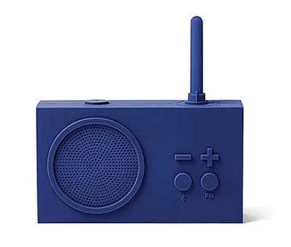 LEXON Audio / Réveils / Photo^Tykho 3 Enceinte Bluetooth Avec Radio Fm - Bleu Fonc
