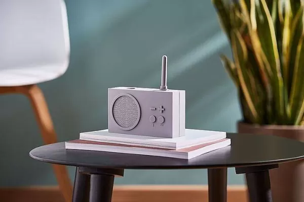LEXON Audio / Réveils / Photo^Tykho 3 Enceinte Bluetooth Avec Radio Fm - Gris Clair