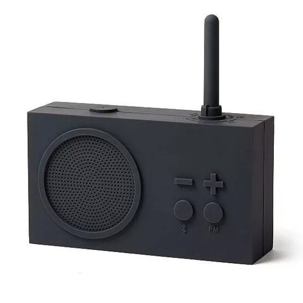 LEXON Audio / Réveils / Photo^Tykho 3 Enceinte Bluetooth Avec Radio Fm - Gris Fonc