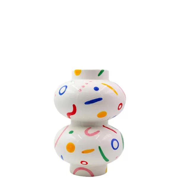 Que Rico Vases / Petits Objects Déco^Vase Augusto - Artistic Minimalist H. 28.3 Cm