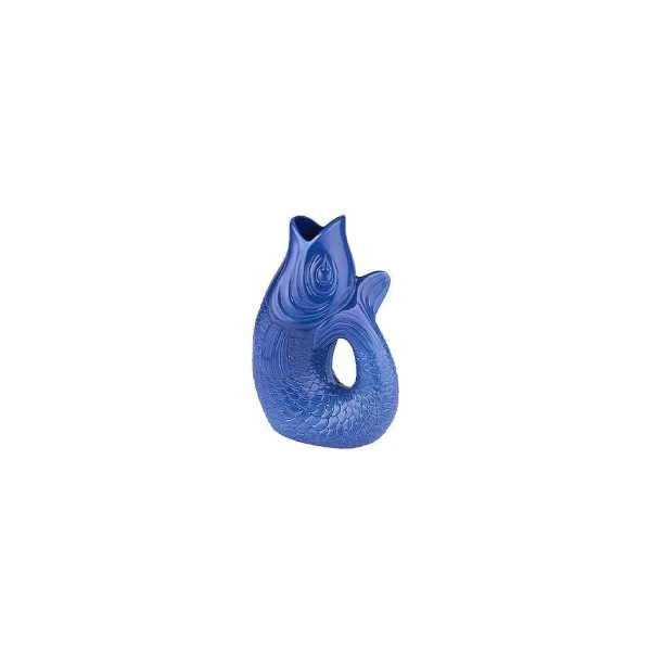 GIFT COMPANY Vases / Petits Objects Déco^Vase Monsieur Carafon H.13 Cm - Azure