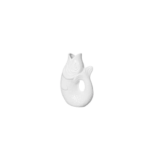 GIFT COMPANY Vases / Petits Objects Déco^Vase Monsieur Carafon H.13 Cm - Blanc