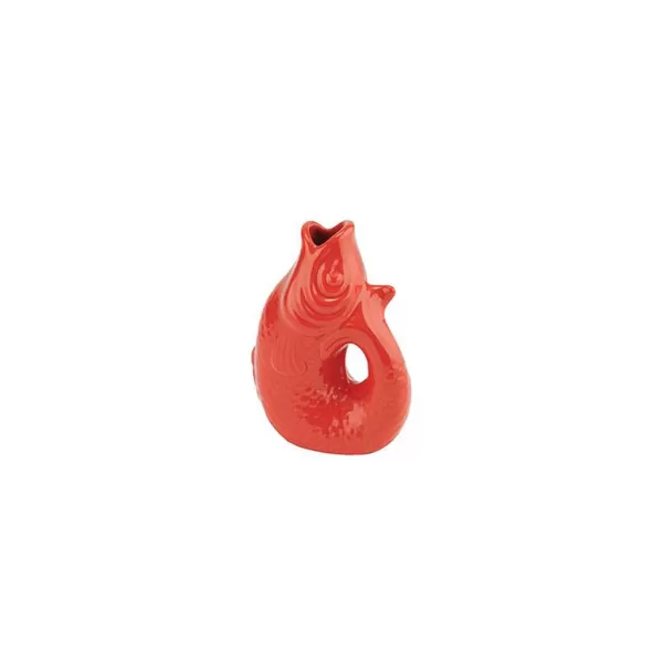 GIFT COMPANY Vases / Petits Objects Déco^Vase Monsieur Carafon H.13 Cm - Rouge Corail