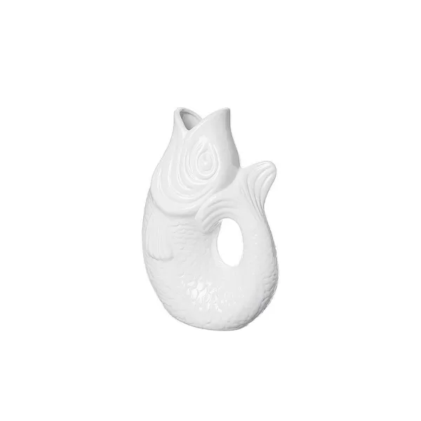 GIFT COMPANY Vases / Petits Objects Déco^Vase Monsieur Carafon H.25 Cm - Blanc