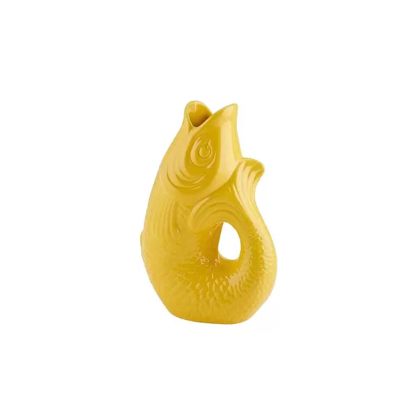 GIFT COMPANY Vases / Petits Objects Déco^Vase Monsieur Carafon H.25 Cm - Jaune